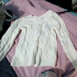 White sweater size xs from aeropostale